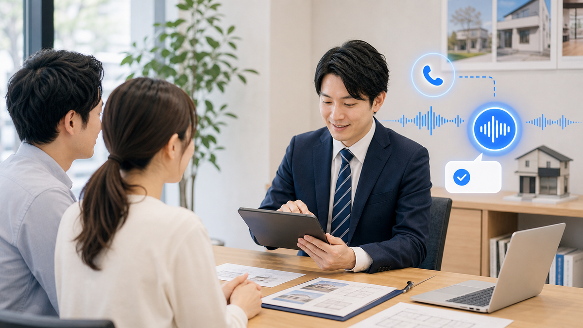 士業・不動産・教室でAI電話を活用するイメージ